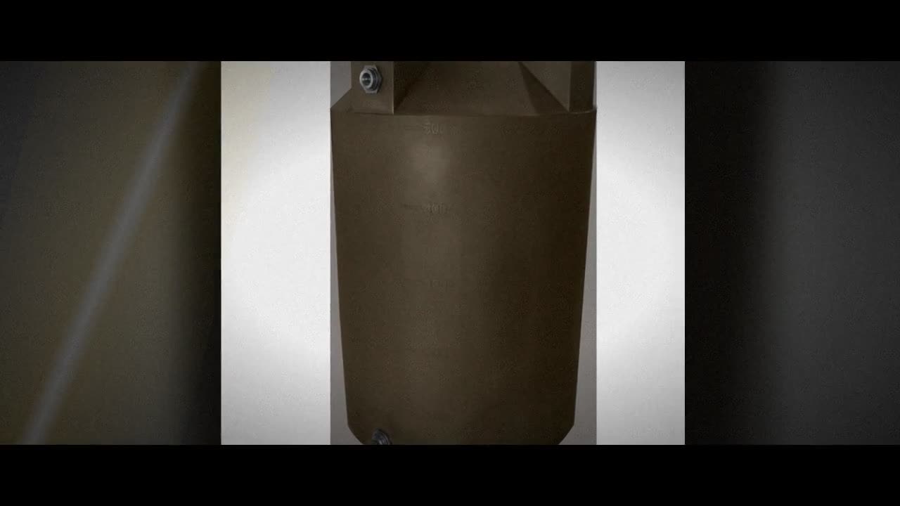 Bushman 500 Gallon Plastic Vertical Water Storage Tank in Dark Brown video