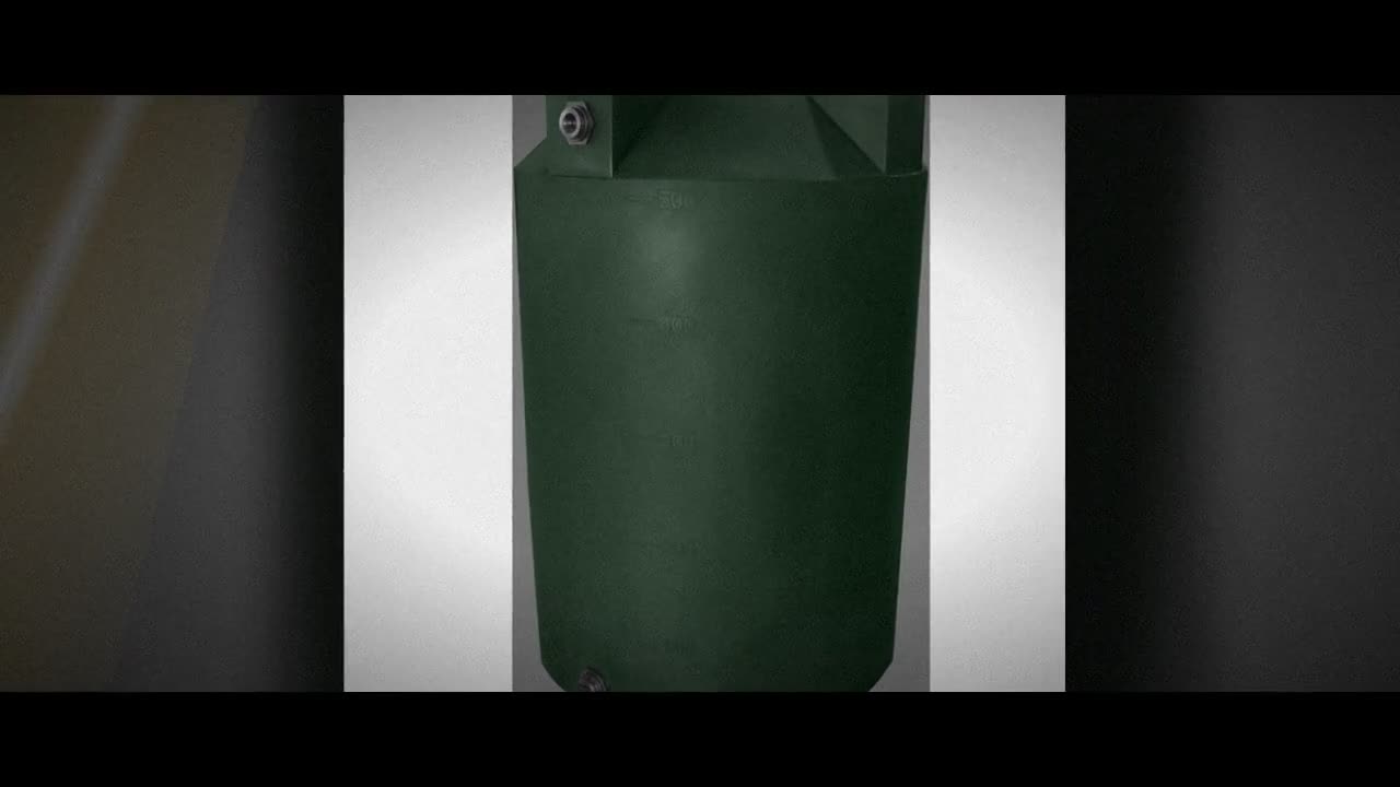 Bushman 500 Gallon Plastic Vertical Water Storage Tank in Dark Green video