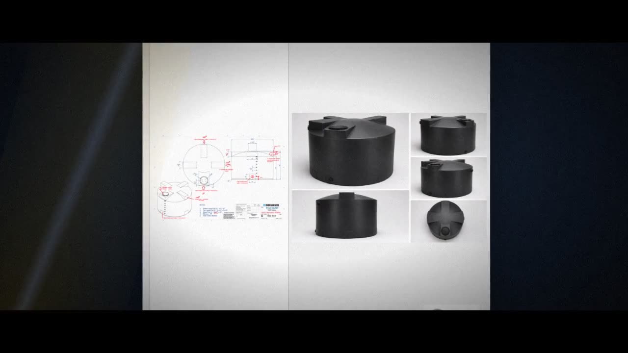 Bushman 1500 Gallon Plastic Vertical Rainwater Harvesting Tank in Blac video