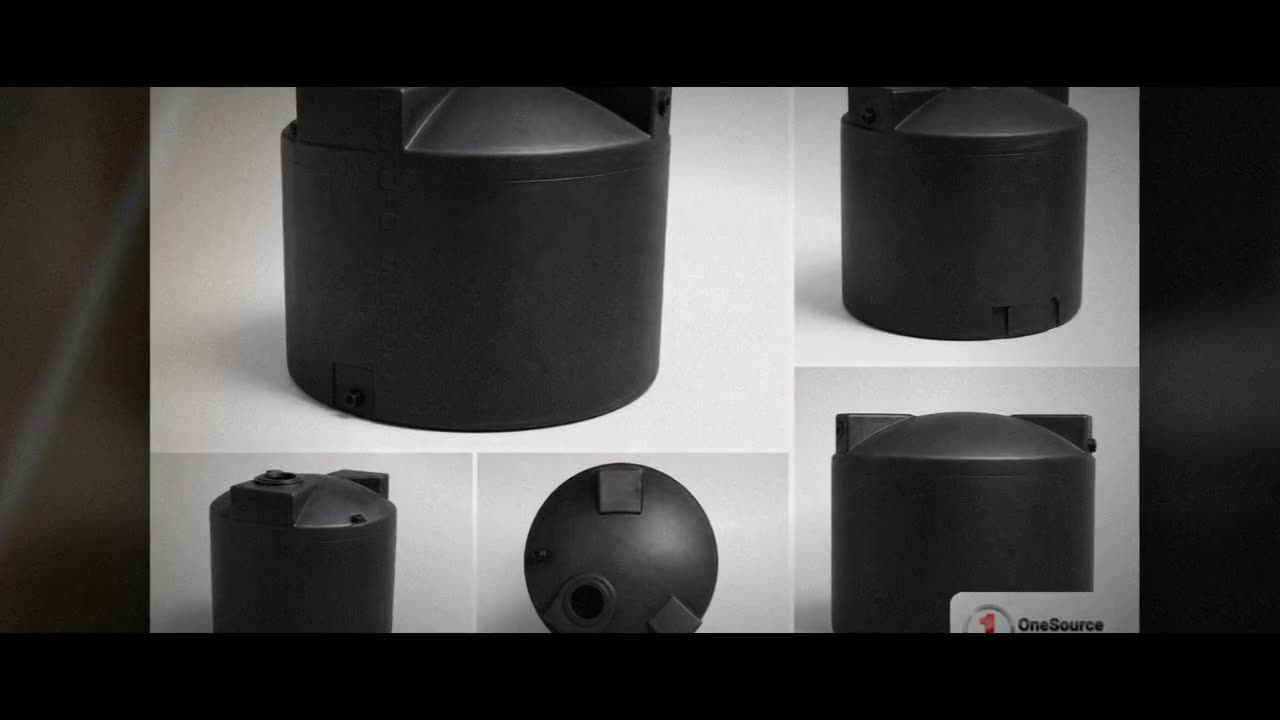 Bushman 1500 Gallon Water Storage Tank Black video