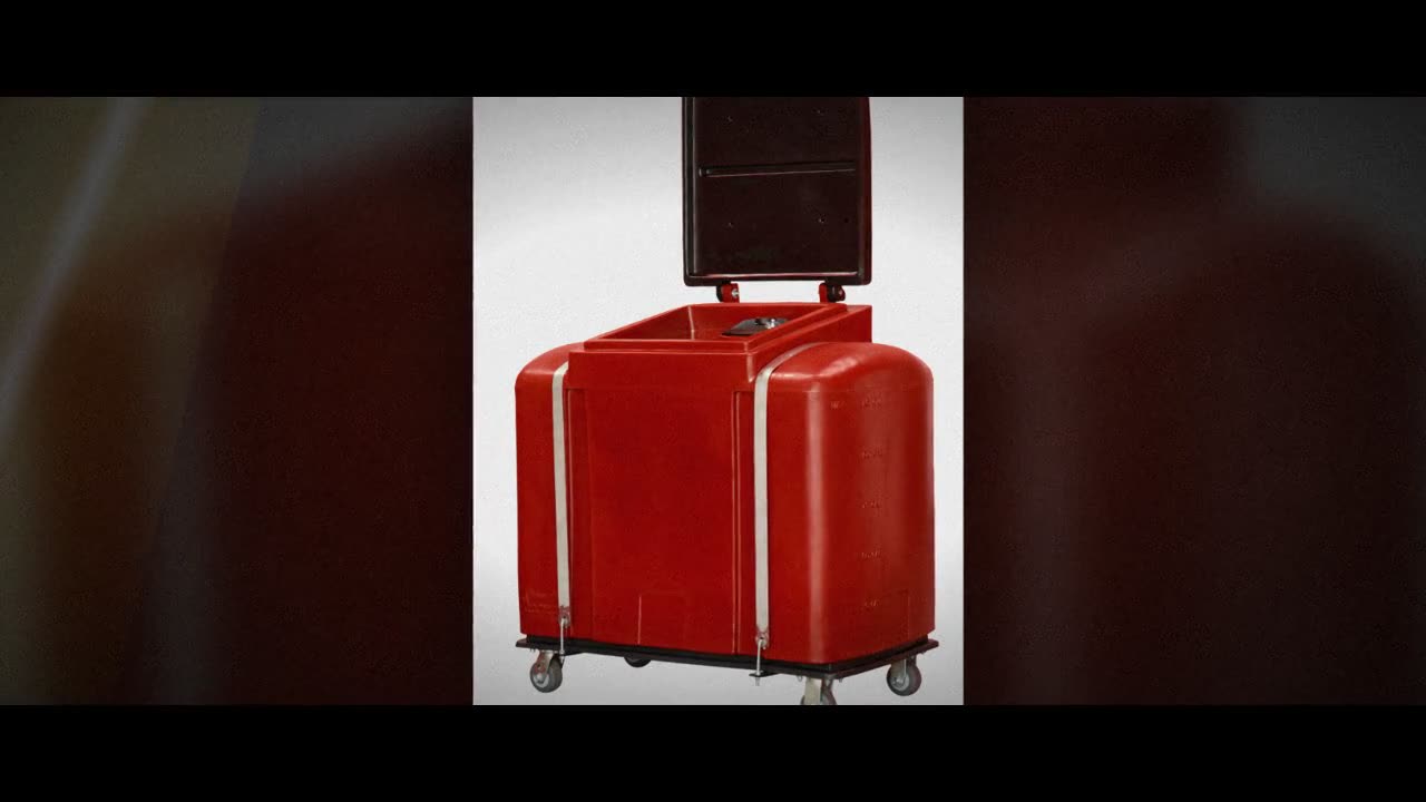 Dura-Cast 125 Gallon Cooking Oil / Biodiesel Collection Tank - Red video