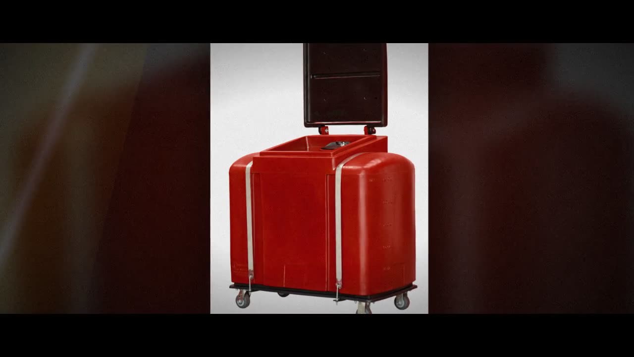 Dura-Cast 55 Gallon Drum Barrel Topper - Red video