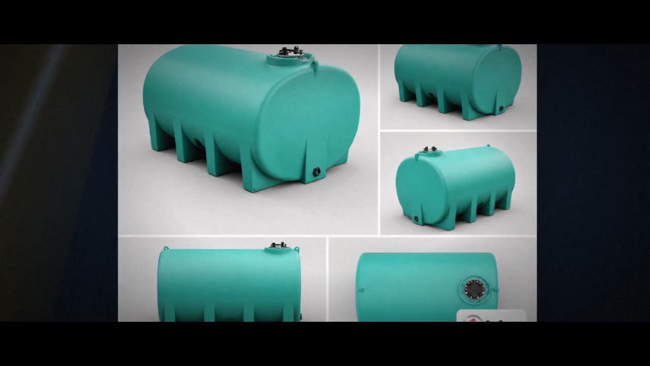 Enduraplas 1100 Gallon Plastic Vertical Liquid Storage Tank in Faint G video