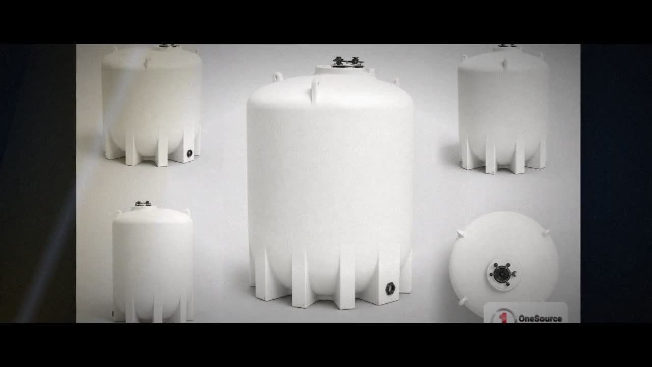Enduraplas 1100 Gallon Plastic Vertical Liquid Storage Tank in White video