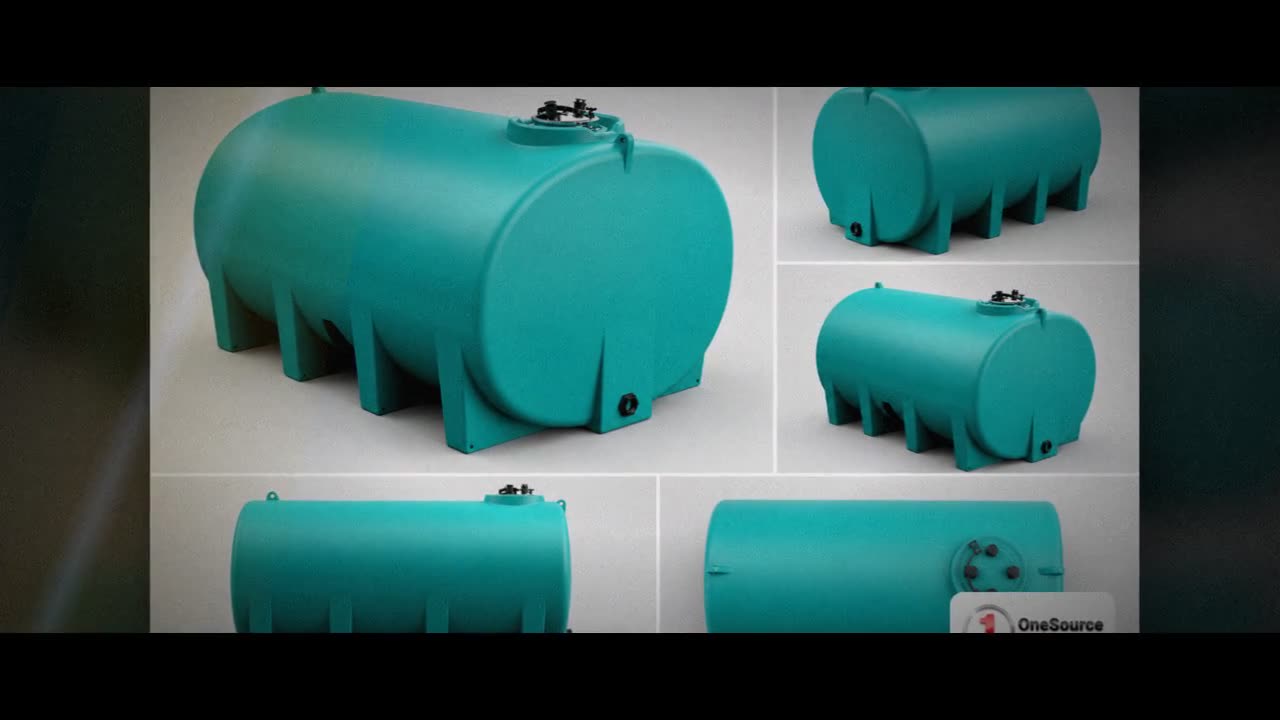 Enduraplas 1350 Gallon Plastic Vertical Liquid Storage Tank video