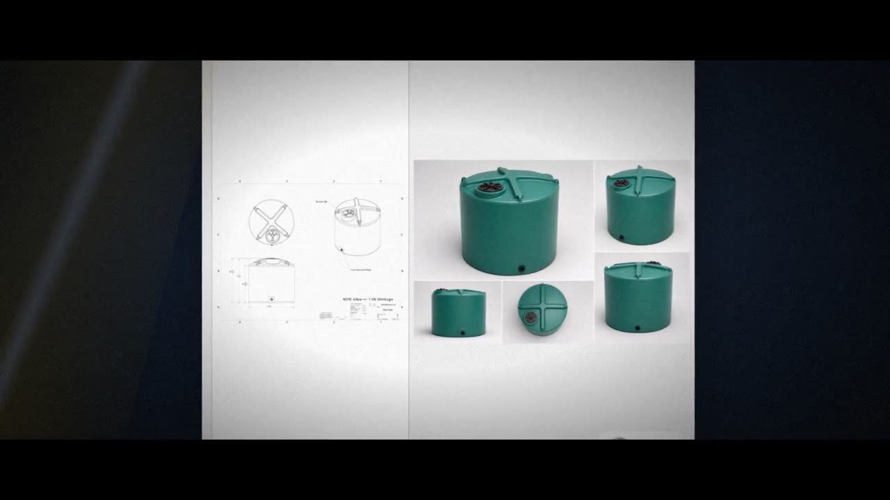 Enduraplas 1400 Gallon Plastic Vertical Liquid Storage Tank video