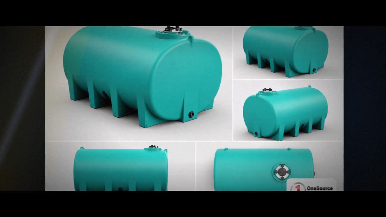 Enduraplas 1550 Gallon Plastic Vertical Liquid Storage Tank in Faint G video