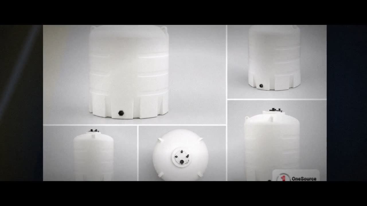Enduraplas 1550 Gallon Plastic Vertical Liquid Storage Tank in White video