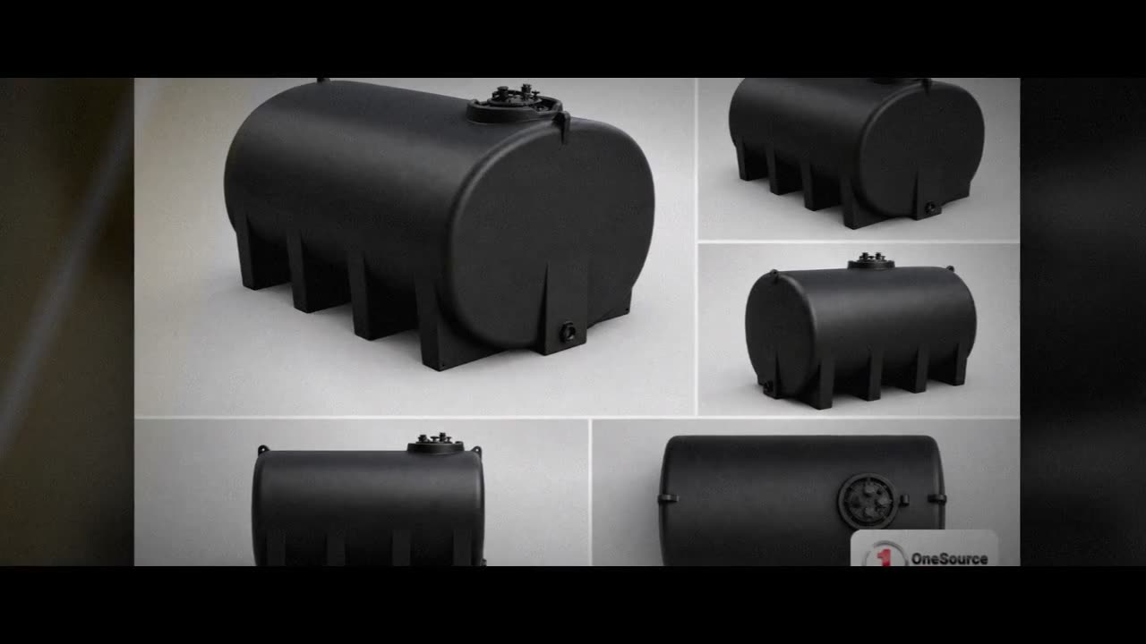 Enduraplas 1650 Gallon Plastic Vertical Liquid Storage Tank in Black video