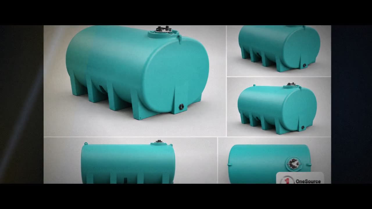 Enduraplas 1650 Gallon Plastic Vertical Liquid Storage Tank in Faint G video