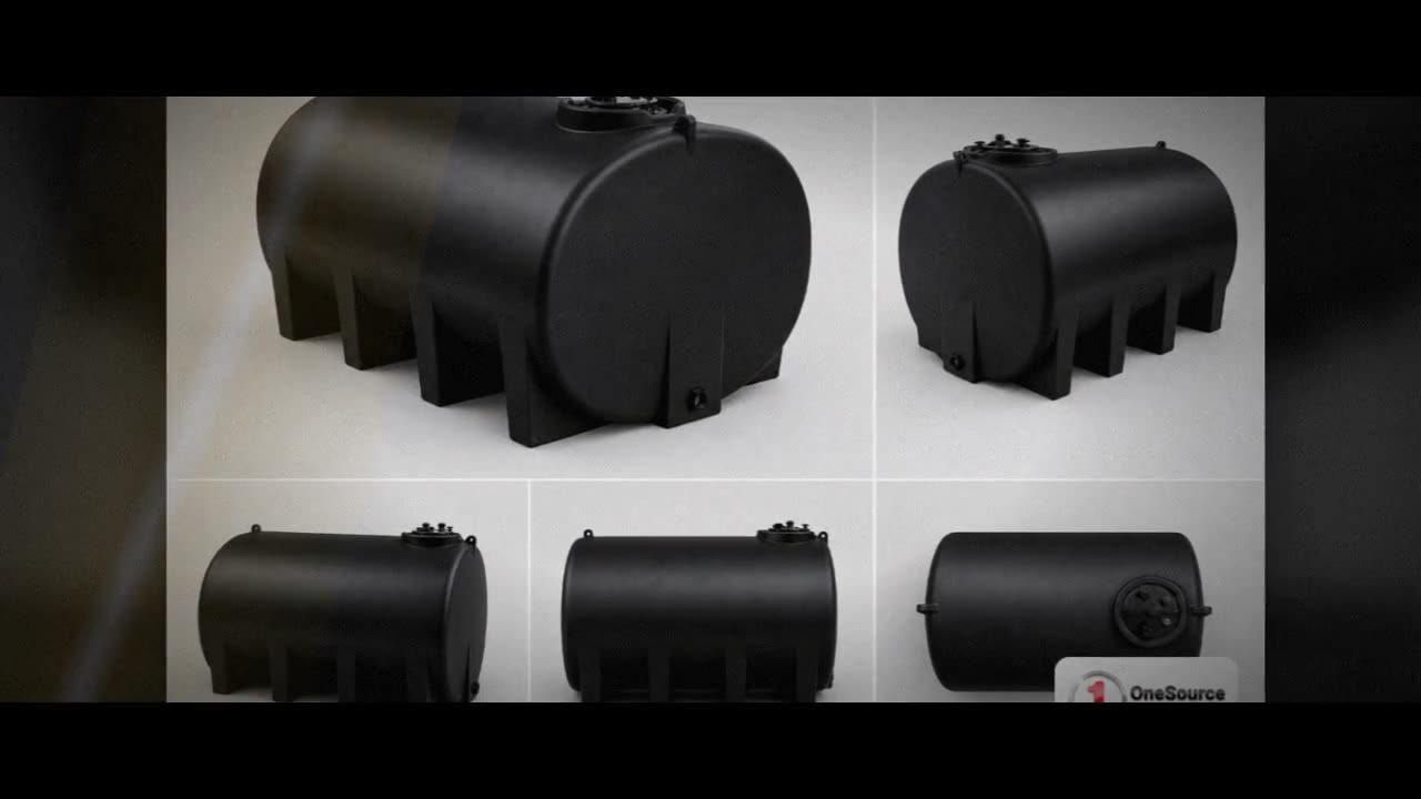 Enduraplas 1750 Gallon Plastic Vertical Liquid Storage Tank in Black video