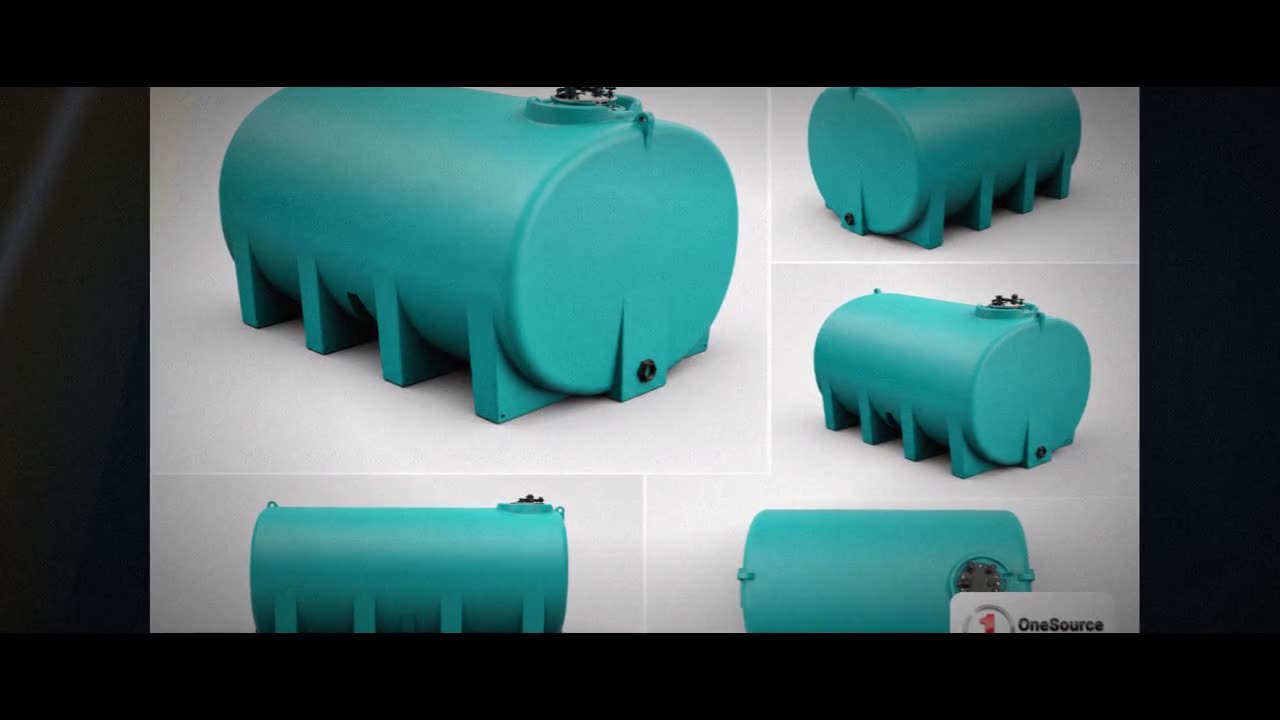 Enduraplas 1750 Gallon Plastic Vertical Liquid Storage Tank in Faint G video