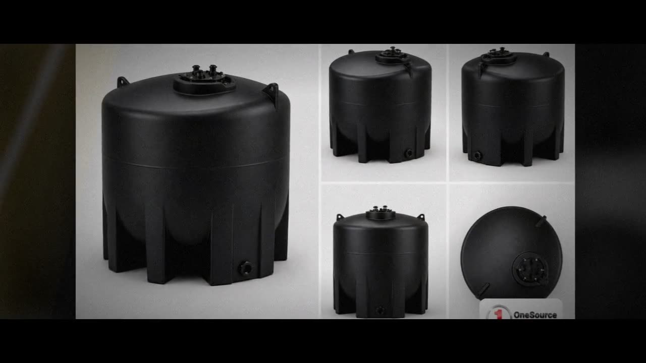 Enduraplas 2000 Gallon Plastic Vertical Liquid Storage Tank in Black video