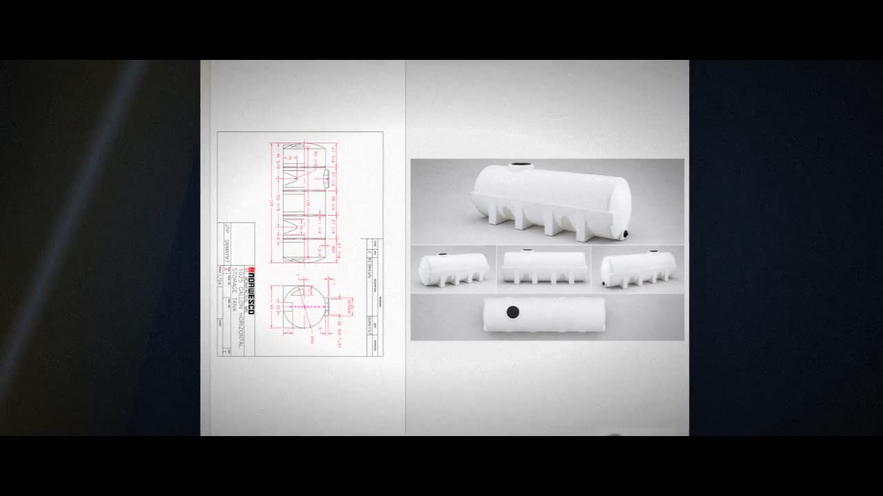 Norwesco 1025 Gallon Horizontal Leg Tank video