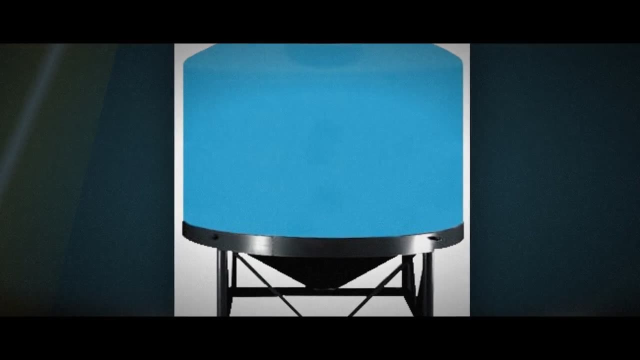 Norwesco 2500 Gallon 30 Degree HDPE Cone Bottom Tank video
