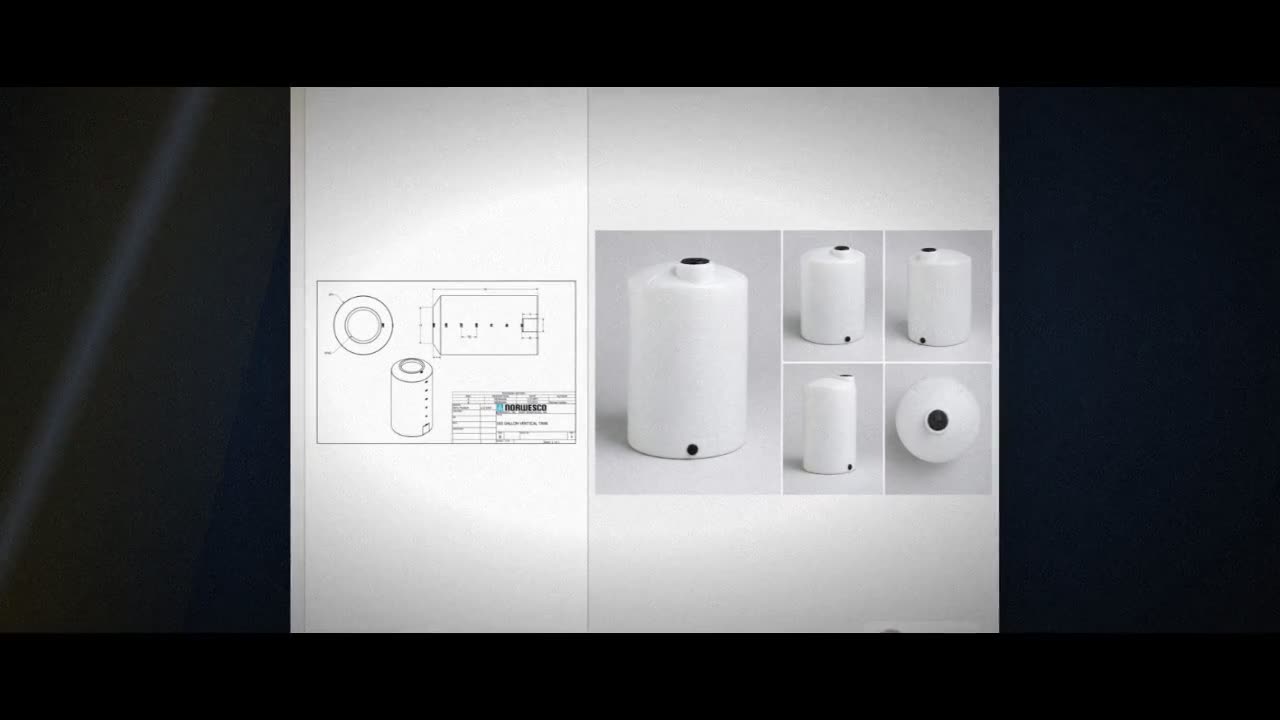 165 Gallon Vertical Liquid Storage Tank video