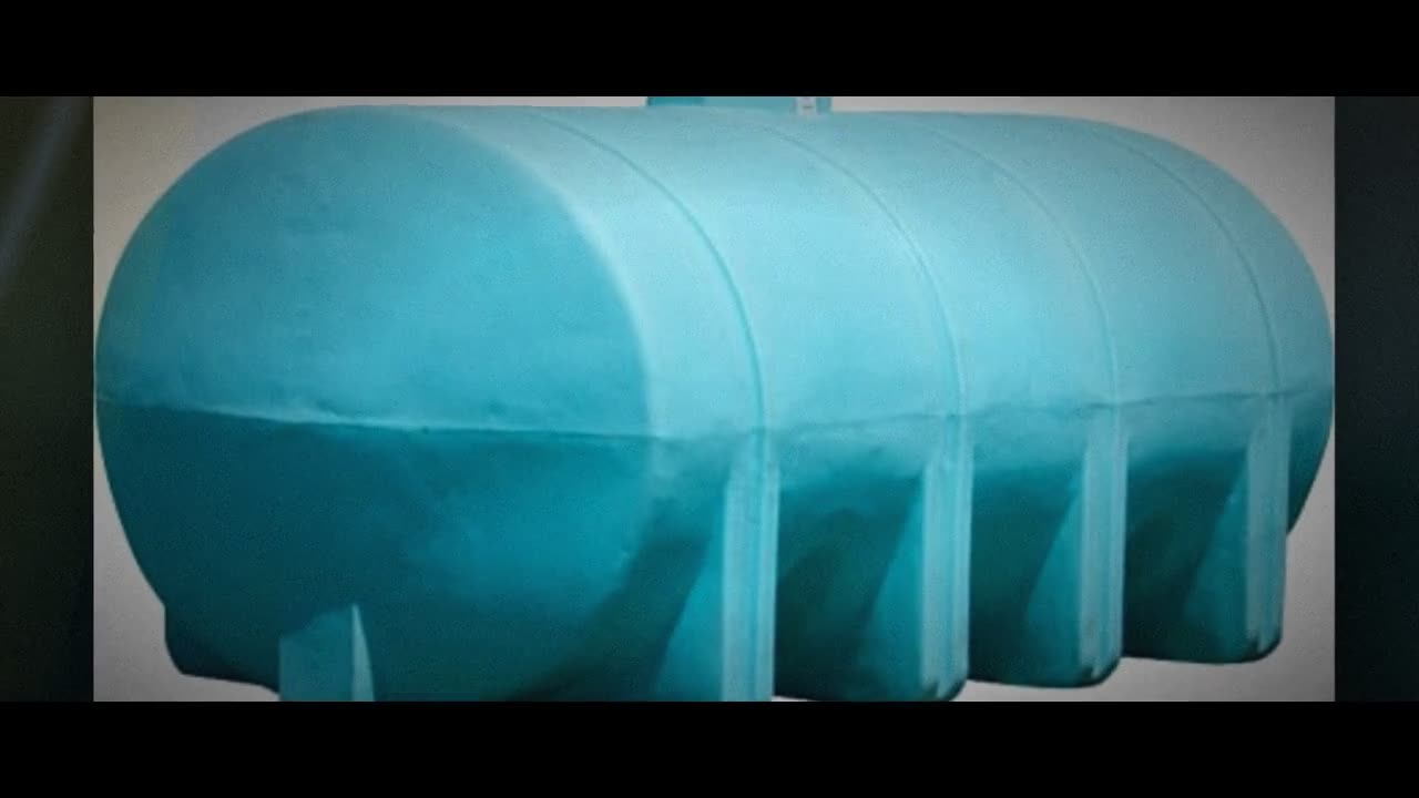 Norwesco 2635 Gallon HDPE Horizontal Elliptical Leg Tank in Blue video