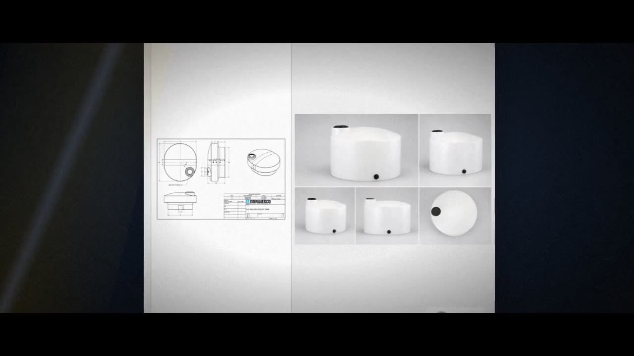 Norwesco 210 Gallon Plastic Pick Up Truck Water Storage Tank in White video