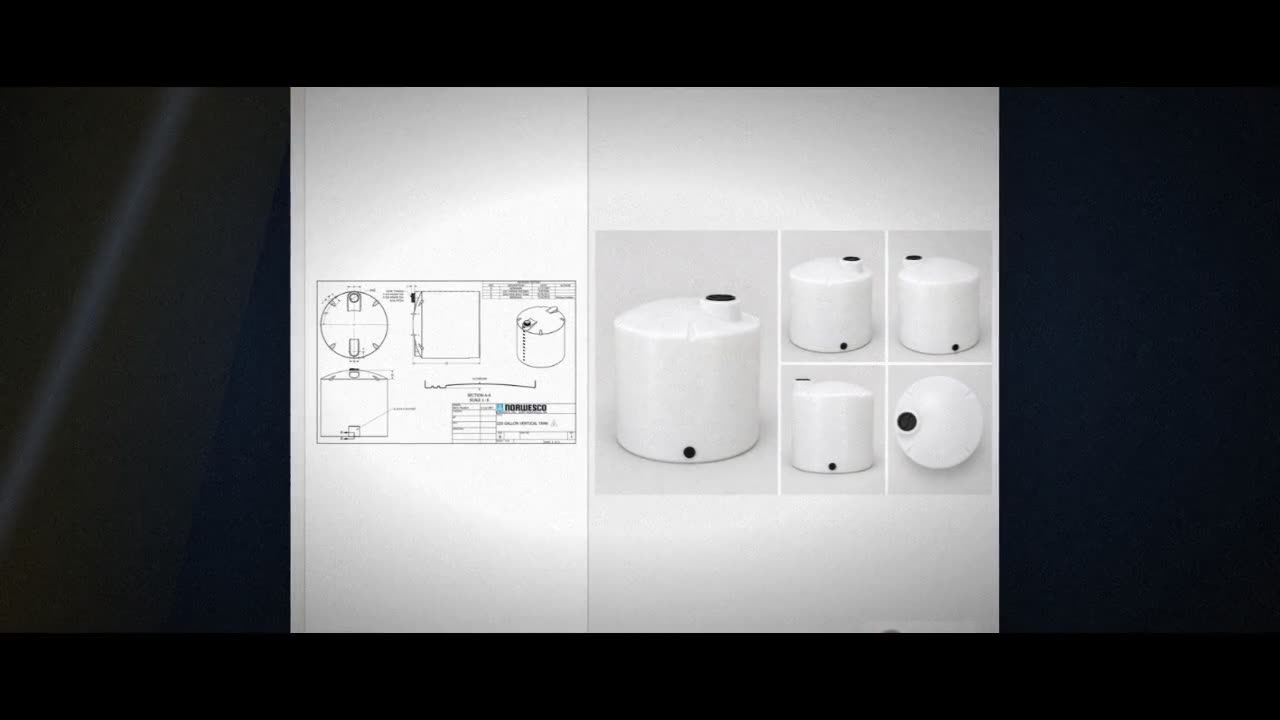 220 Gallon Vertical Liquid Storage Tank video