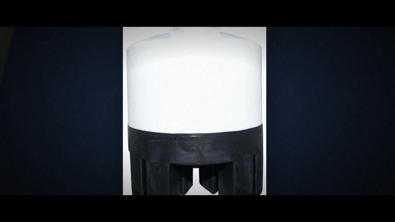 Norwesco 1050 Gallon 20 Degree Cone Bottom Tank with Poly Stand video