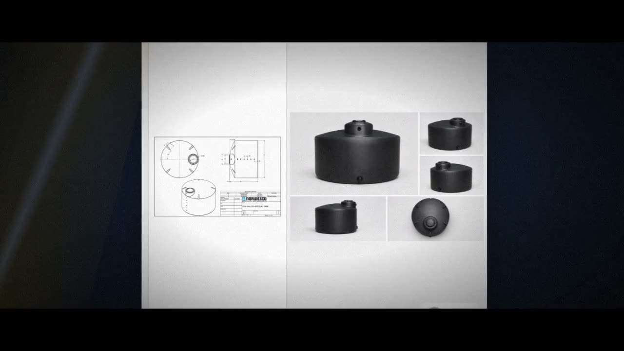 1550 Gallon Plastic Water Storage Tank video