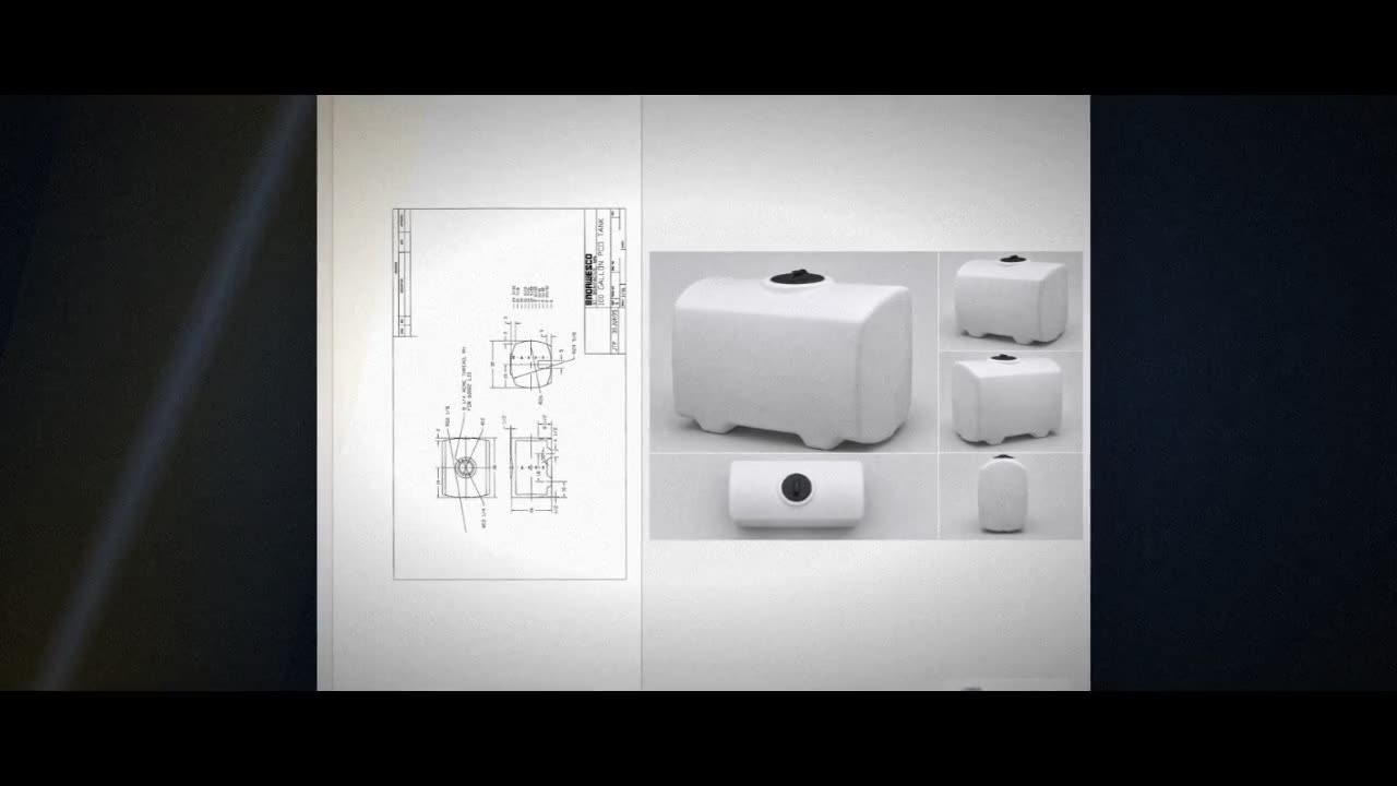 Norwesco 100 Gallon Plastic Pest Control Operator Tank in White video