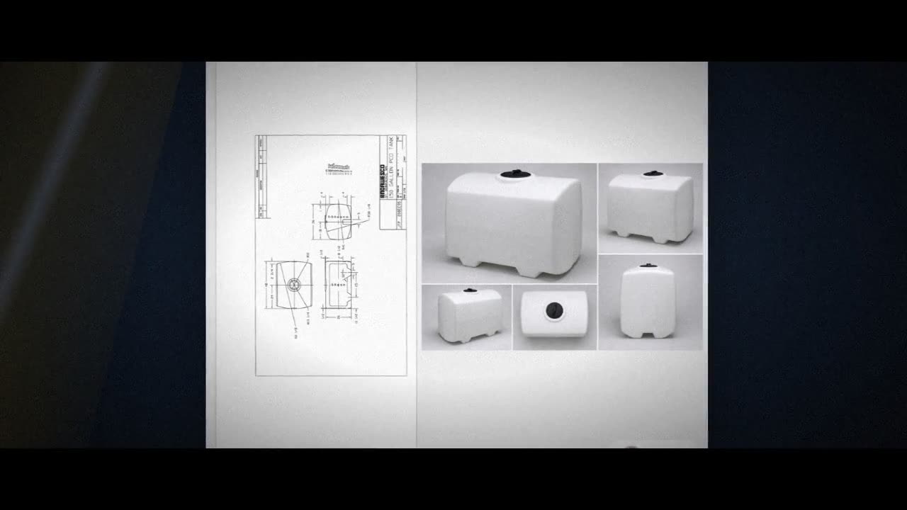 Norwesco 150 Gallon Plastic Pest Control Operator Tank in White video