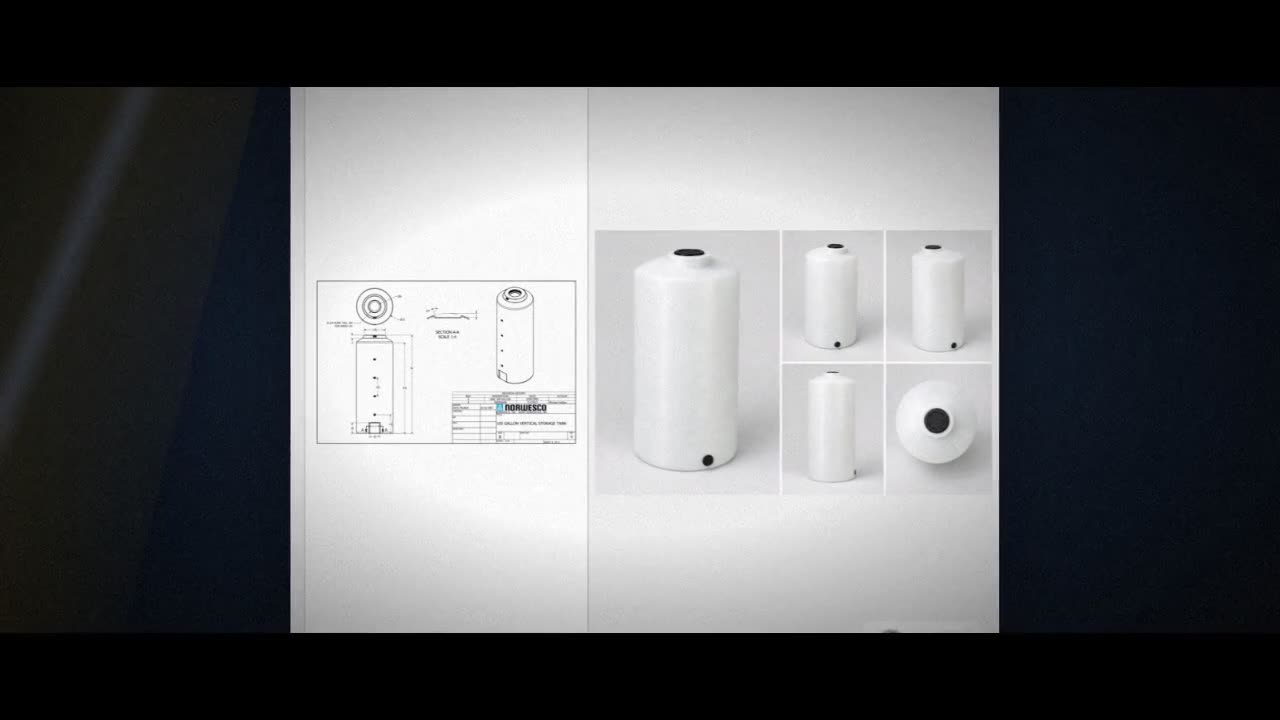 105 Gallon Vertical Liquid Storage Tank video