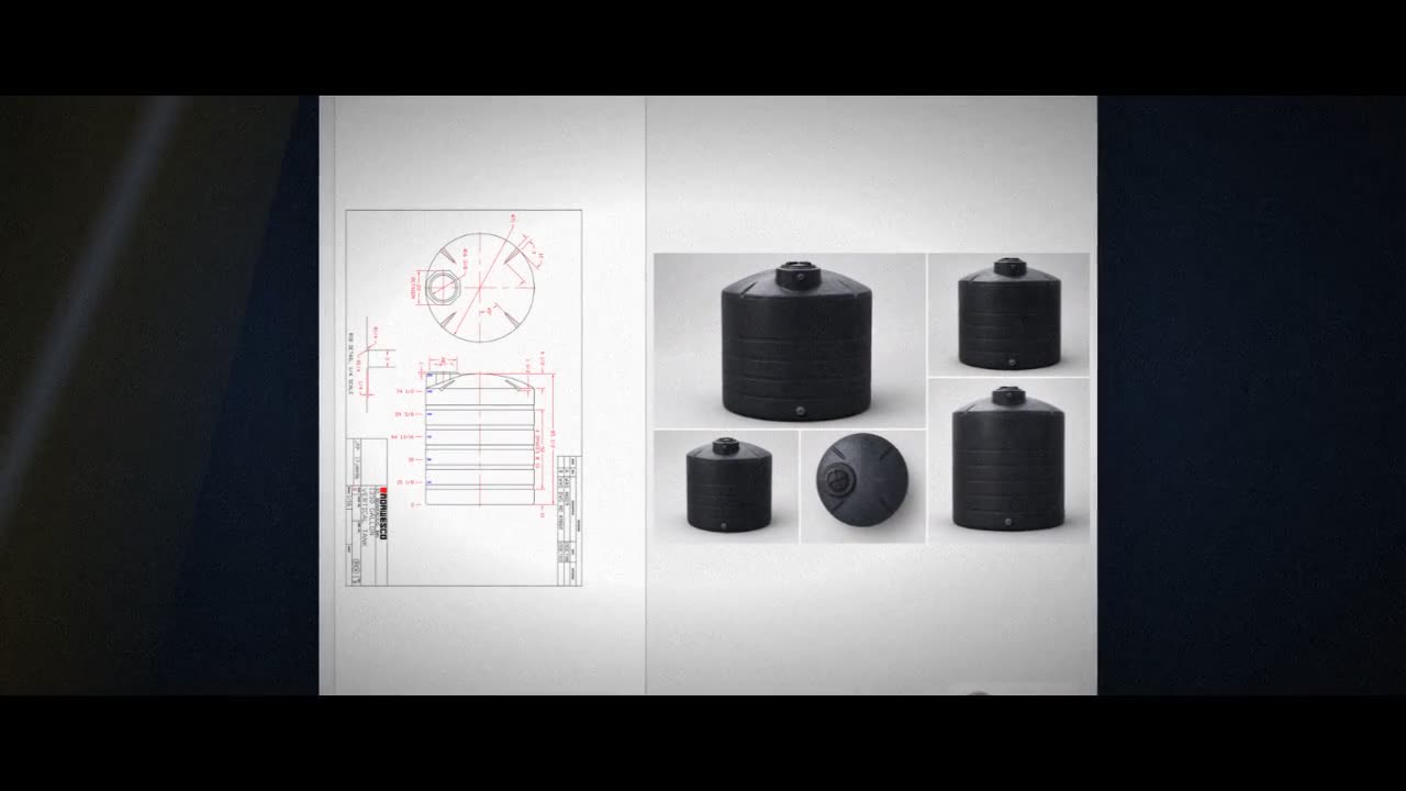 1350 Gallon Plastic Water Storage Tank video