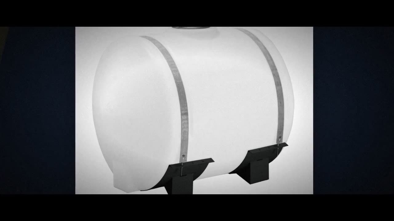 Norwesco 500 Gallon Plastic Applicator Saddle Tank in Yellow video