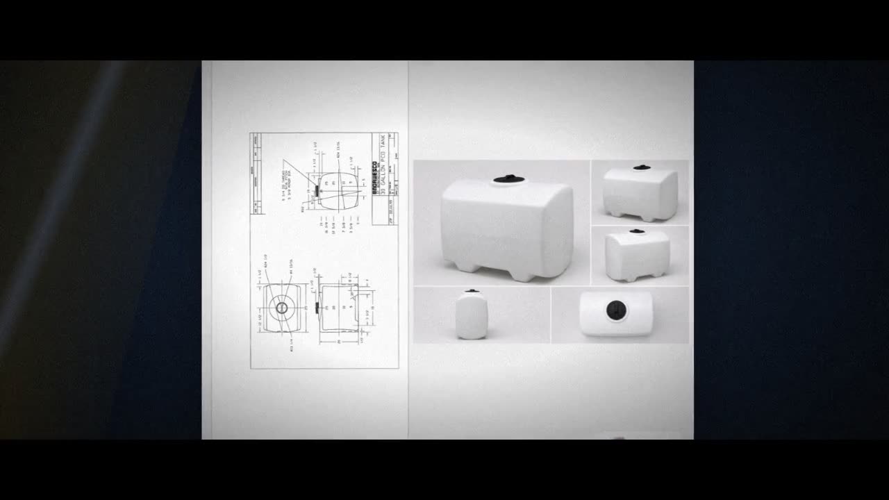 Norwesco 30 Gallon Plastic Pest Control Operator Tank in White video