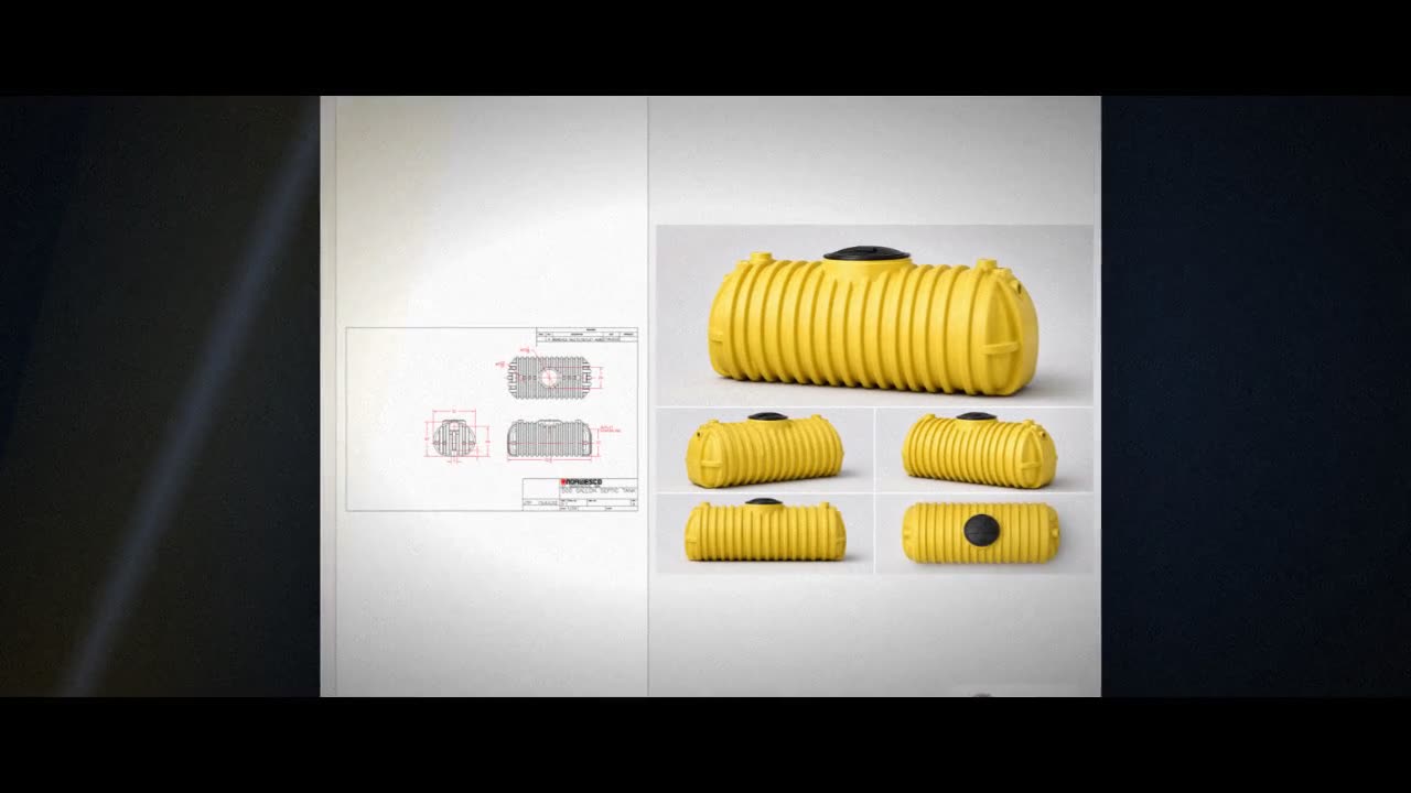 Norwesco 500 Gallon Plastic One Compartment Septic Tank - IAPMO Certif video