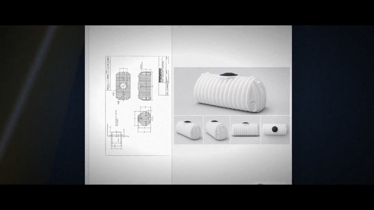 Norwesco 600 Gallon Underground Water Storage Cistern Tank video