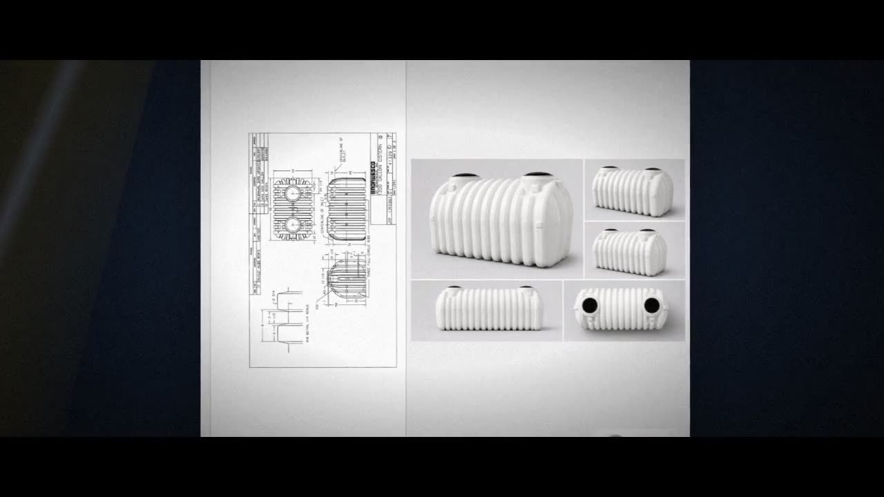 Norwesco 1200 Gallon  Underground Water Storage Cistern Tank video