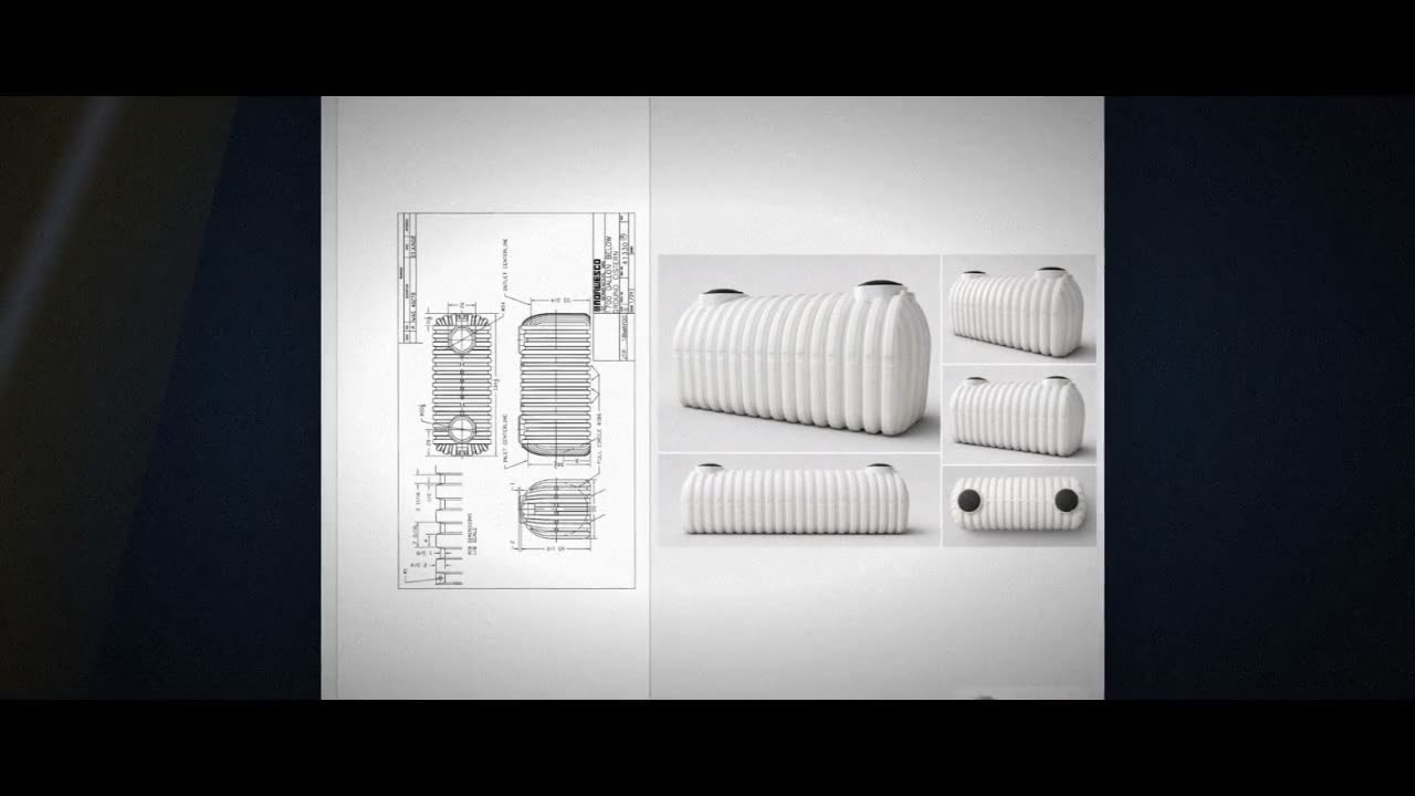 Norwesco 1700 Gallon Underground Water Storage Cistern Tank video