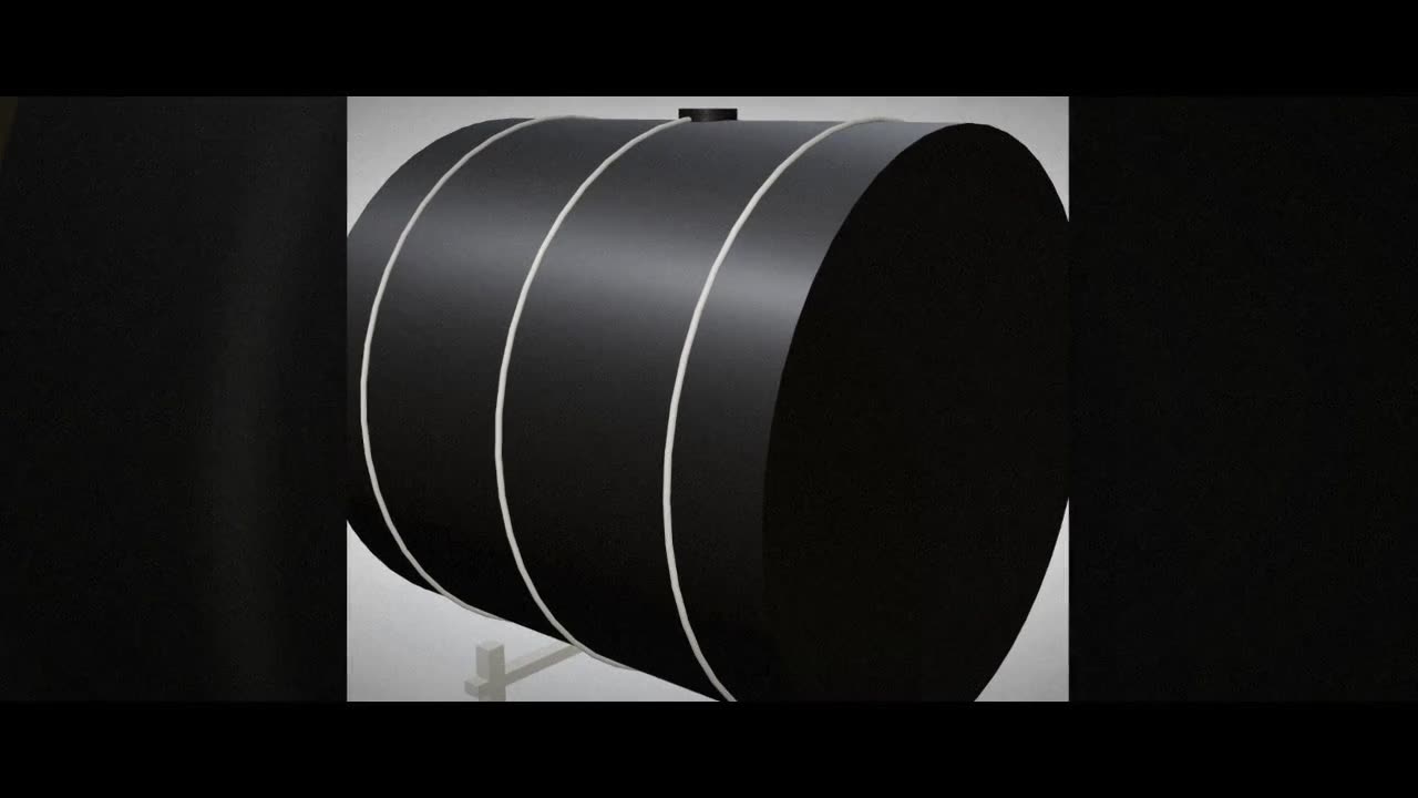 Norwesco 1000 Gallon Horizontal Elliptical Cradle Tank in Black video