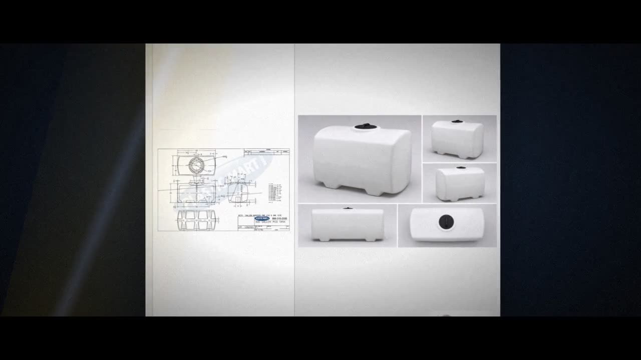 Norwesco 300 Gallon Plastic Pest Control Operator Tank in White video