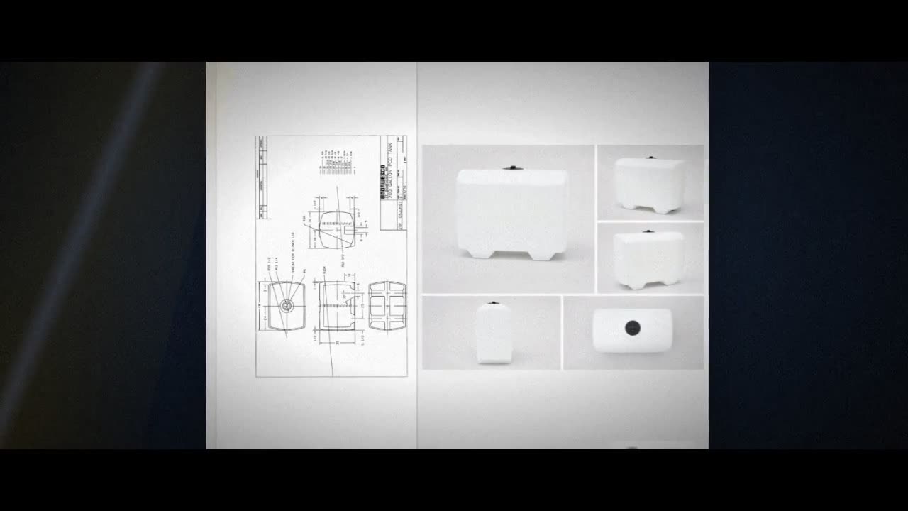 Norwesco 200 Gallon Plastic Pest Control Operator Tank in White video