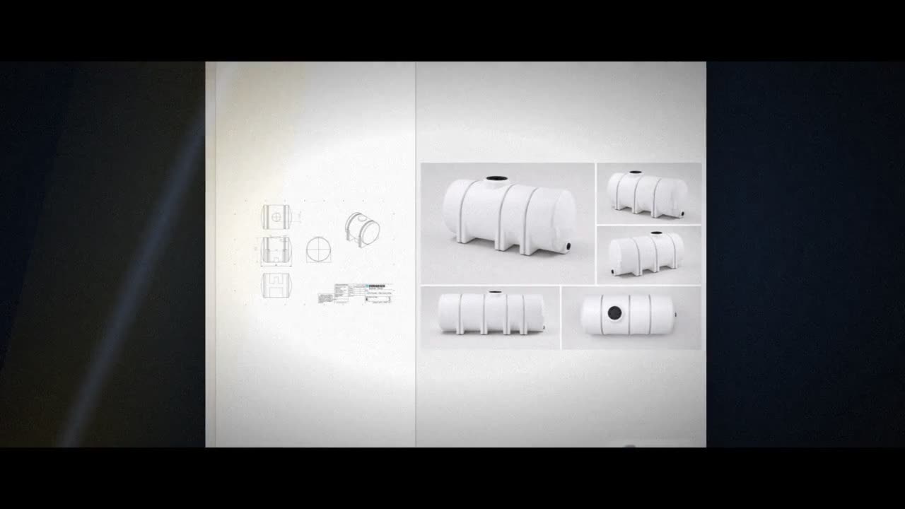 Norwesco 150 Gallon Plastic Horizontal Leg Tank video