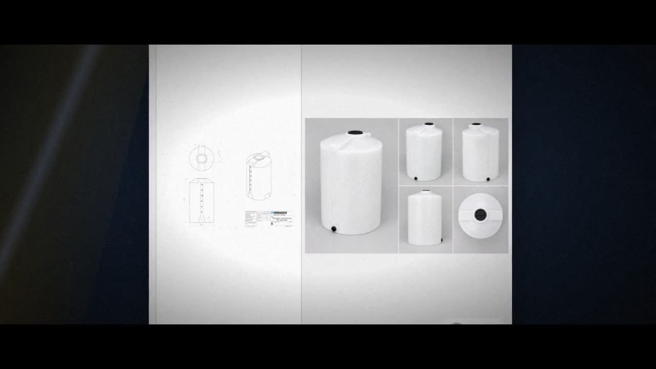 150 Gallon Vertical Liquid Storage Tank - Natural White (30" x 56") #4 video
