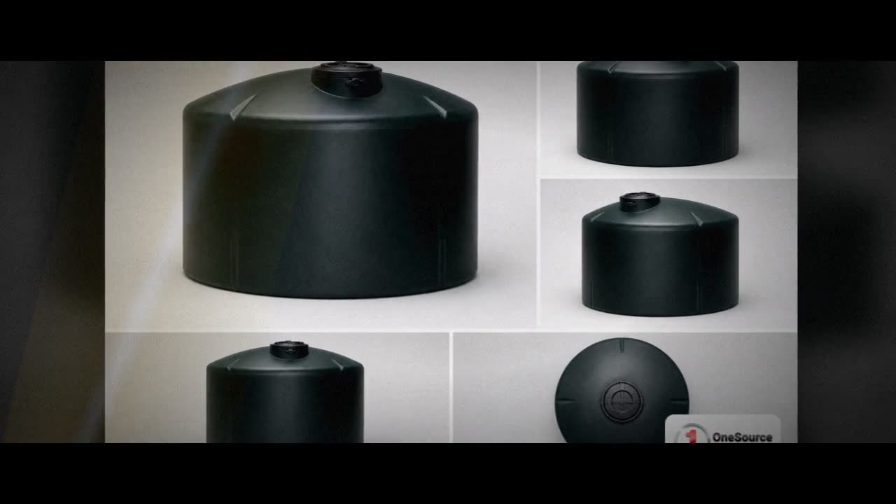 150 Gallon Plastic Water Storage Tank video