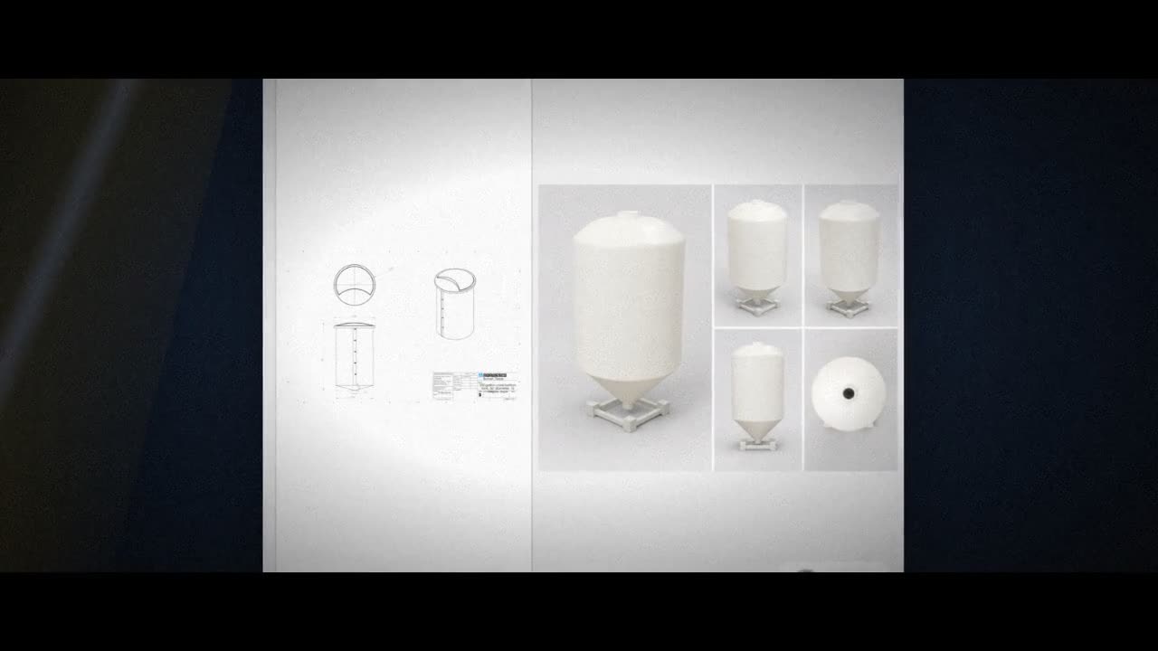 250 Gallon Cone Bottom Tank video