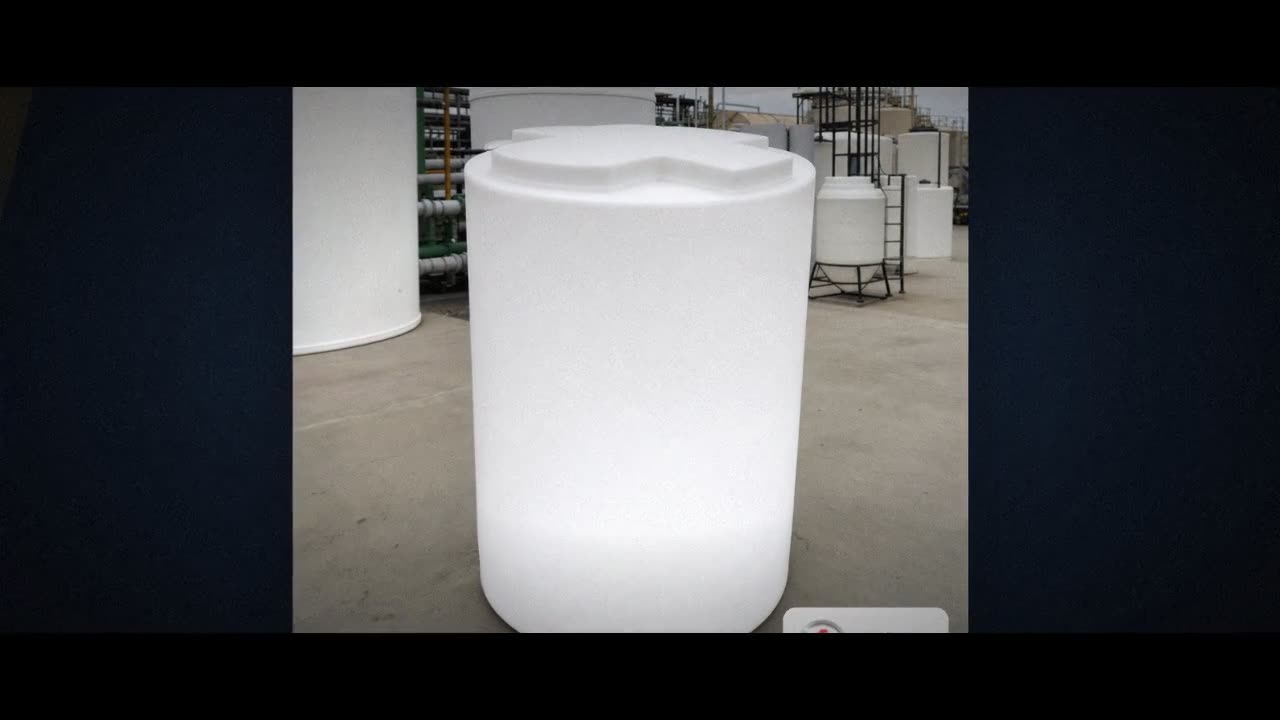 500 Gallon 45 Degree Cone Bottom Tank video