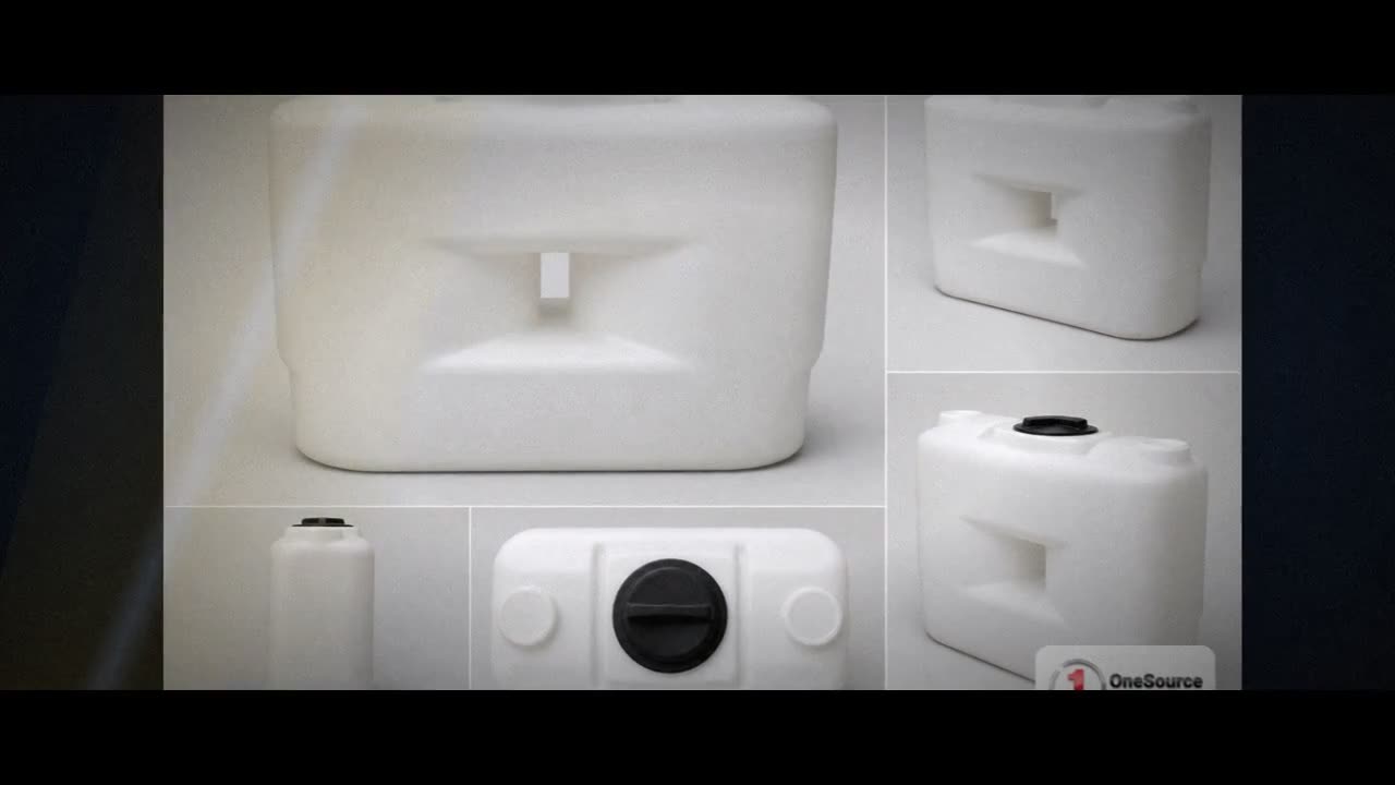 250 Gallon Doorway Water Tank - Natural White (29" x 44") video