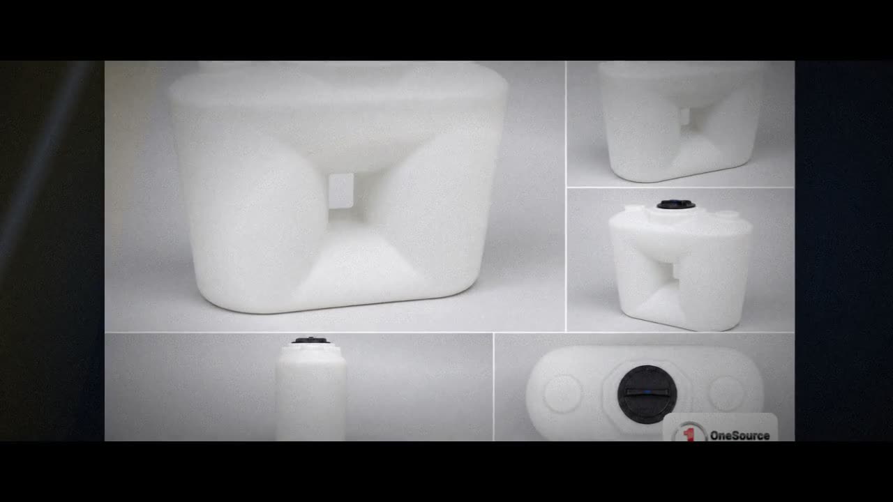 300 Gallon Doorway Water Tank - Natural White (29" x 50") video