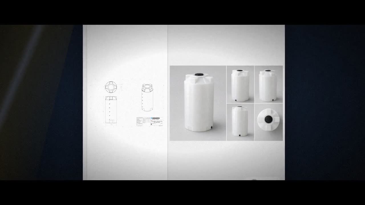 300 Gallon Vertical Liquid Storage Tank - Natural White (35" x 79") #4 video