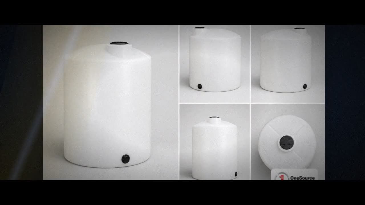 40 Gallon Vertical Liquid Storage Tank - Natural White (18" x 42") #41 video
