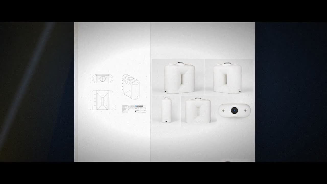 500 Gallon Doorway Water Tank (31" x 68") video