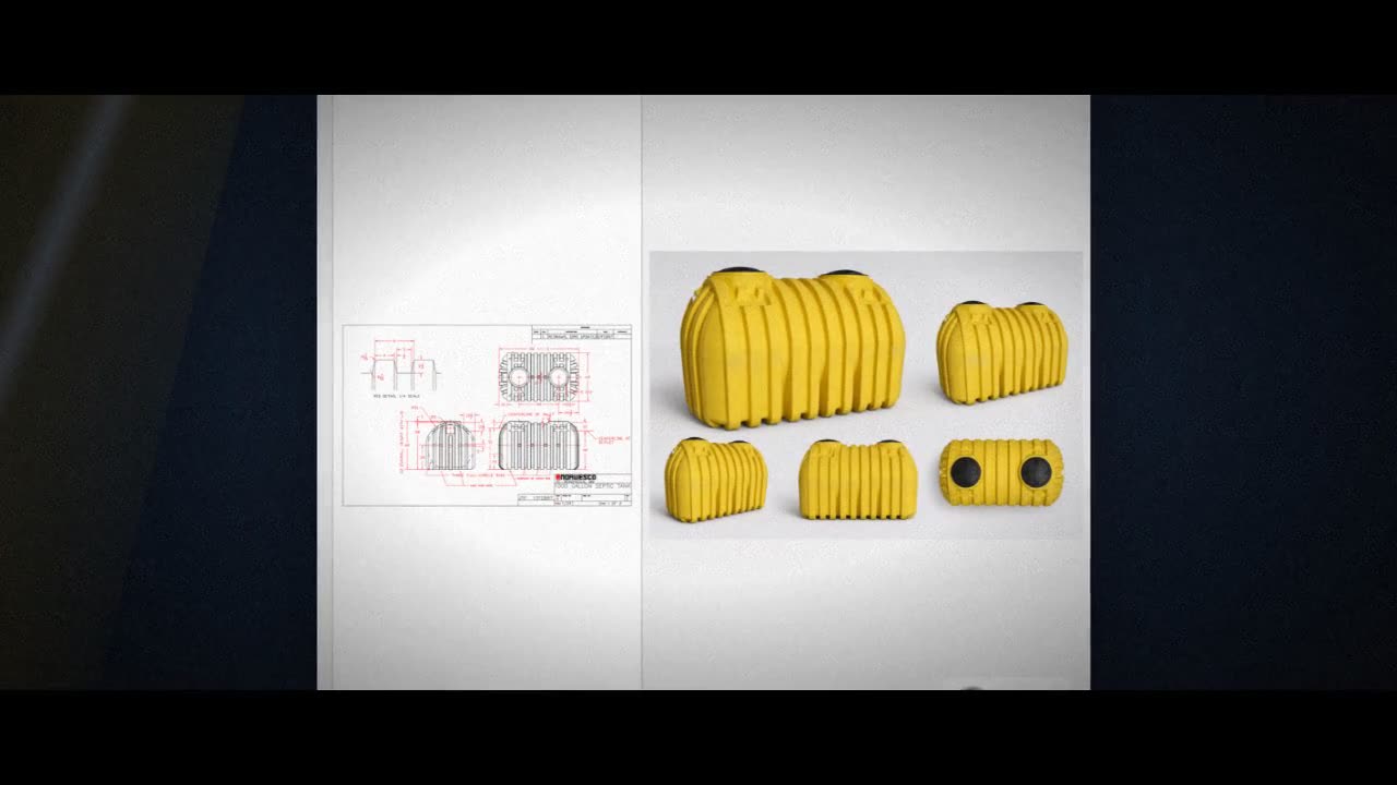 Norwesco 1000 Gallon Plastic One Compartment Septic Tank - IAPMO Certi video
