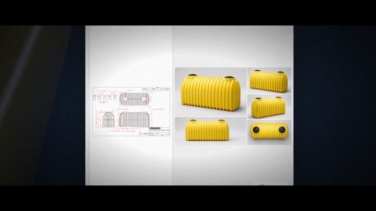 Norwesco 1500 Gallon Plastic Two Compartment Septic Tank - IAPMO Certi video